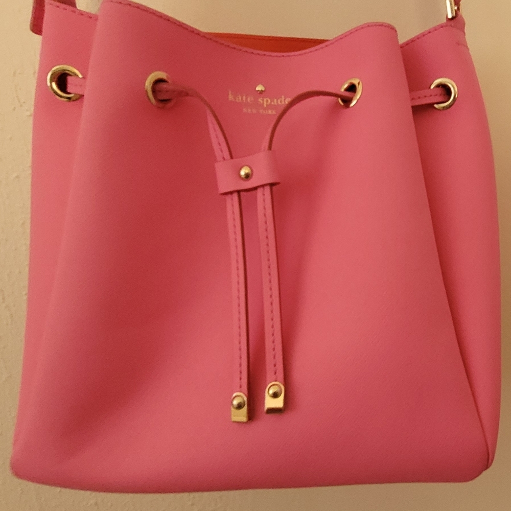 Kate Spade bucket bag pink